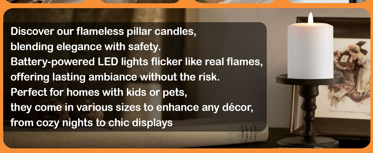 battery operated candles for dark academia decor