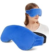 MEISENHOME Microwavable Heated Eye Mask for Dry Eyes, Cold &amp; Warm Hot Eye Compress Moist Heat, Ey...