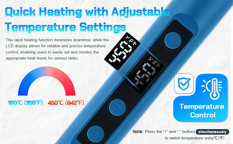 adjustable temperature range