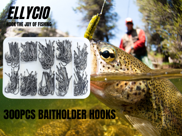 300Pcs BaitHolder Hooks
