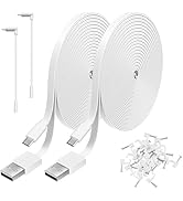 2 Pack 25ft Power Extension Cable Compatible with Wyze Cam v4,Wyze Cam Pan v3,Wyze OG,Wyze Cam v3...