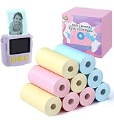 9 Rolls Kids Instant Camera Print Refill Paper- Photo Printer Thermal Paper Rolls for 4 5 6 7 8 9...