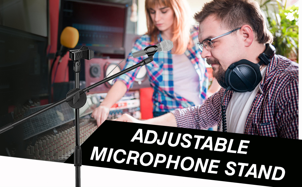 mike stands,mic boom,microphone boom,mic boom stand,magnetic mic holder,microphone stand boom