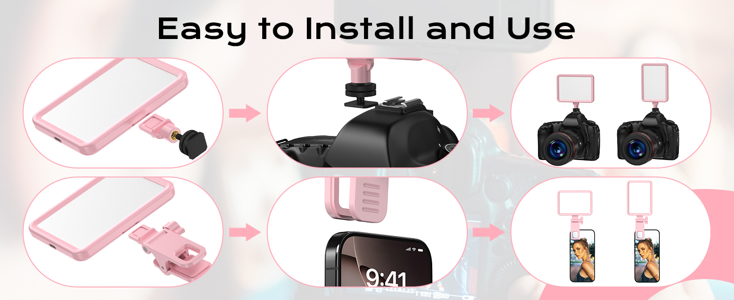 selfie light phone light light for phone pink ring light mother day gift for women