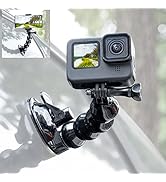 TELESIN Flexible Suction Car Mount for GoPro, iPhone, Android - 75mm Diameter