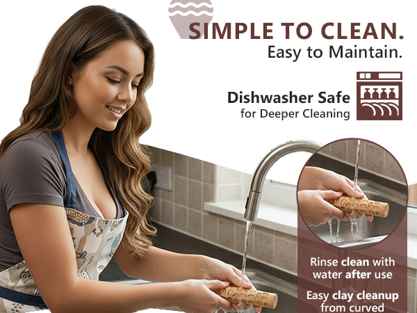 Easy to clean and store rollers