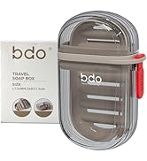 PEISAINOX Travel Soap Case, Leakproof Soap Container with Lid, Portable Bar Soap Holder for Trave...