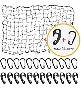 3'x4' Bungee Cargo Net for Truck Bed Stretches to 6'x8' | No Gaps Securing Cargo Nets to Rooftop ...
