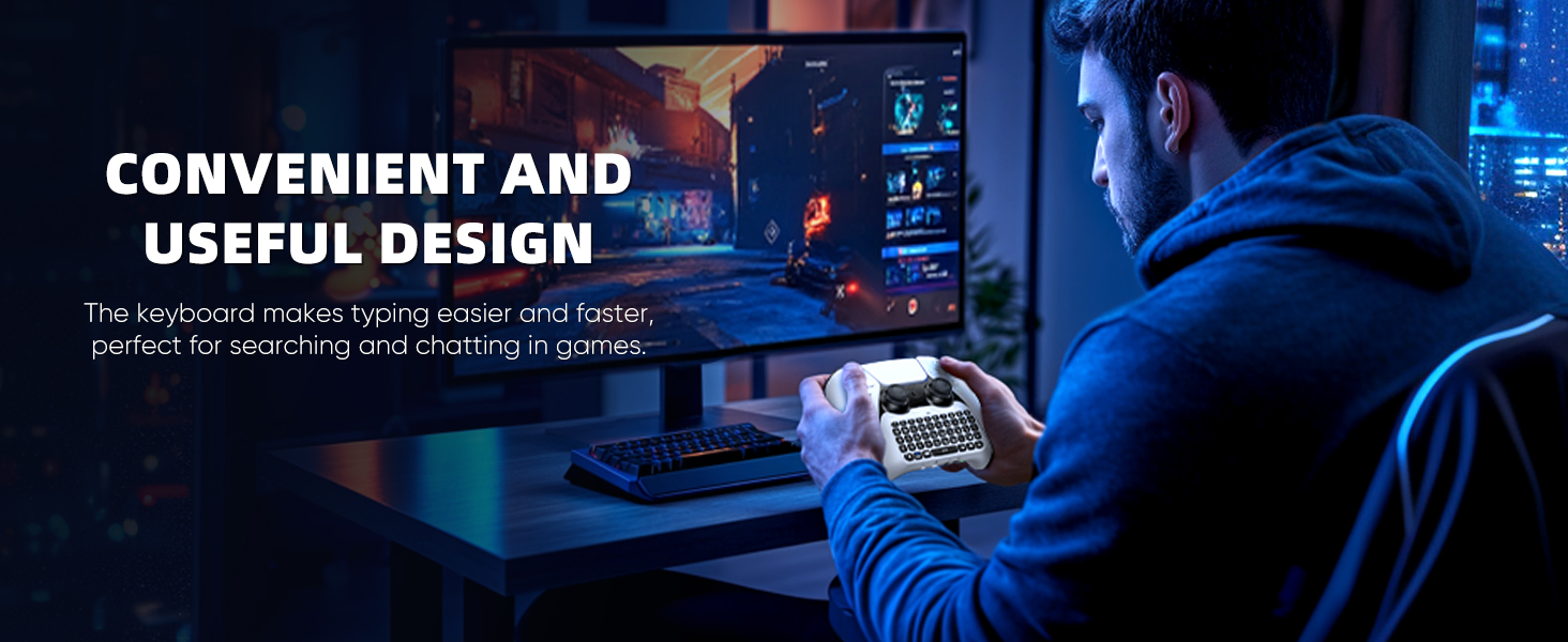 Keyboard perfect fit for PS5/PlayStation 5 Pro controller