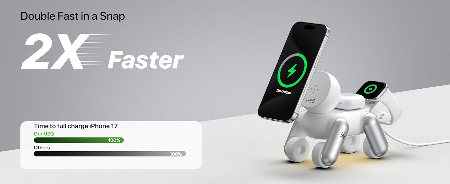4 in 1 magnetic wireless charging station for apple devices