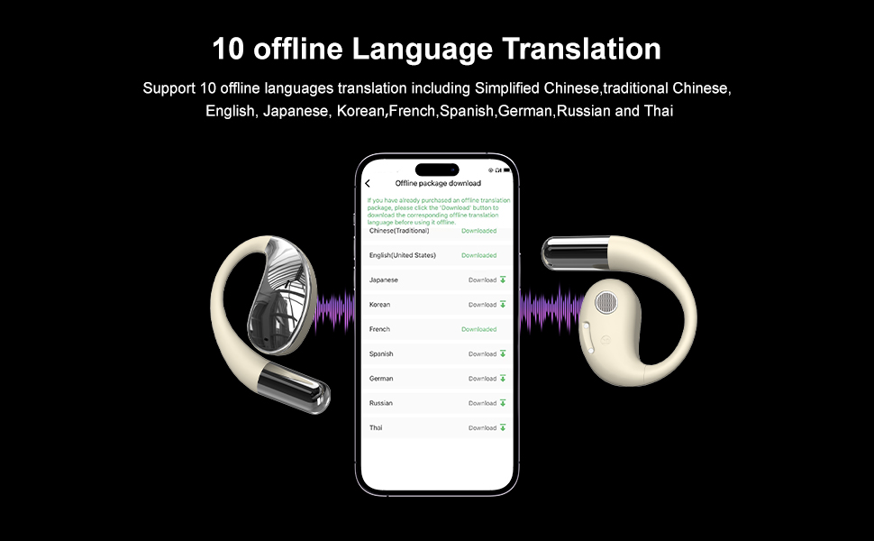 translation earbuds real time