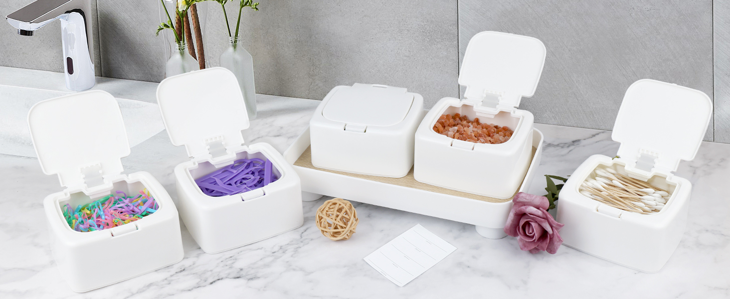 Push-button storage box