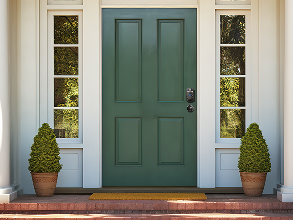 keyless entry door lock with knobs