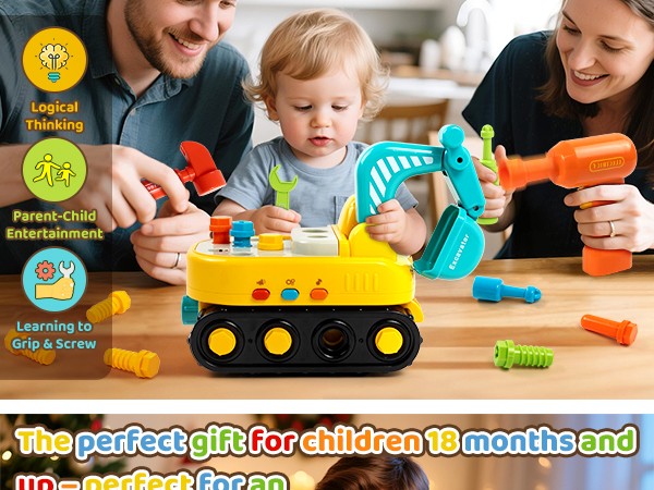 Educational Construction Vehicle Toy