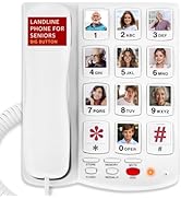 Big Button Phone for Seniors, Uvital Senior Landline Phones for Elderly with 10 One-Touch Dialing...