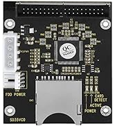 ASHATA SD Card to 2.5 Inch IDE Adapter,TF Memory Card to IDE 40Pin Male Adapter for DOS/Linux/Win...
