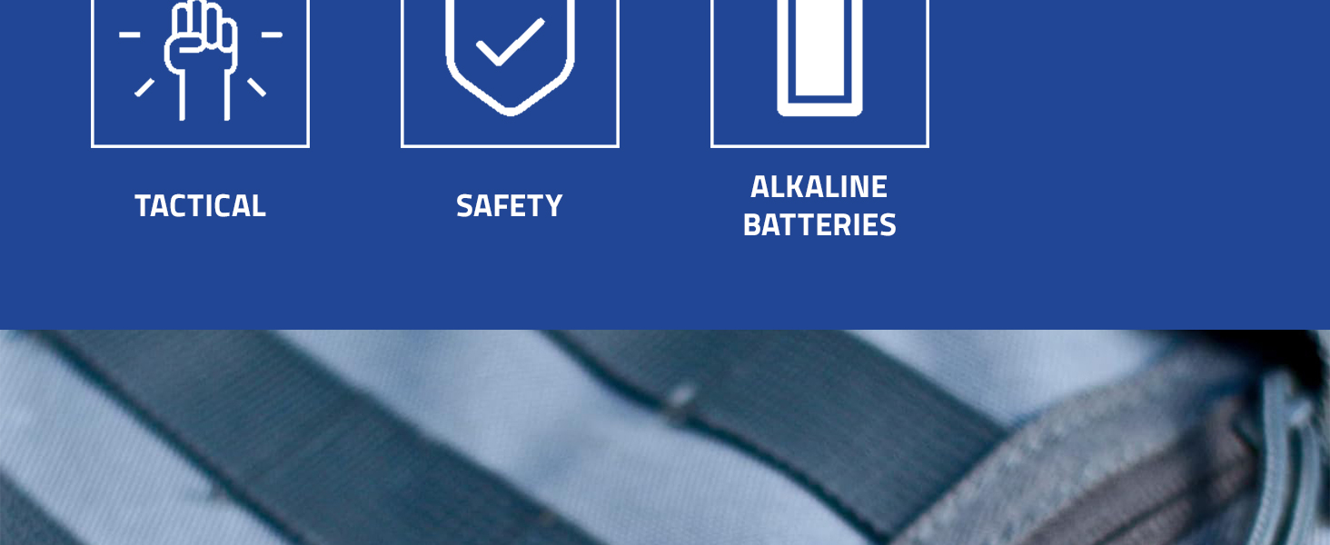 Police Security Maiden Ultra Bright LED Flashlight 180 Lumens Small Powerful Compact150 Meter Beam