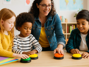 voice recording buttons for classroom