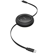 Baseus USB C to USB C Cable, 100W 6.6ft Retractable USB C Fast Charging Cable, 7-Stage Length Pre...