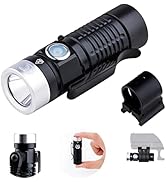 MCCC EDC Flashlight Magnetic Rechargeable,500 High Lumens for Daily Use,Emergency,with Picatinny ...