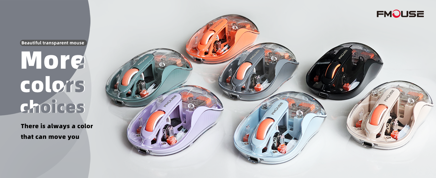 Transparent Bluetooth Mice