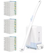 AIR U+ Disposable Toilet Brush Wand for Scrubbing Bubbles Flushable Refills, Wall Mount Toilet Cl...