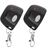 CreaCity 2 for 300 MHz Multicode Linear Garage Door Gate Opener Remote Control with 10 DIP Switch...