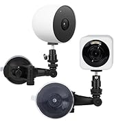 TEKCAM Camera Suction Cup Mount Compatible with Google Nest Cam (Battery), Wyze Cam V4, Wyze V3, ...
