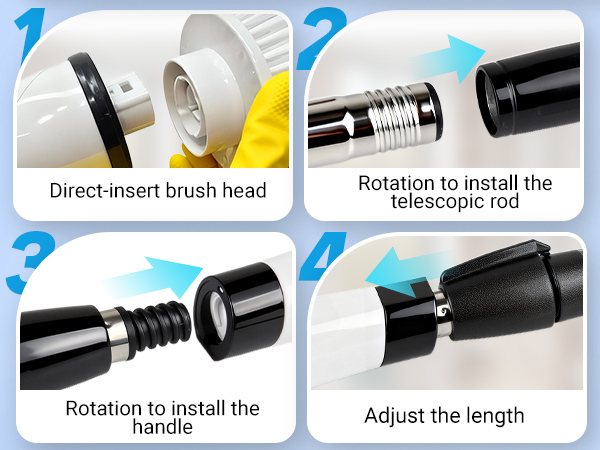 electric spin scrubber