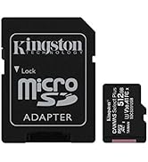Kingston 512GB Canvas Select Plus microSDXC Card | Up to 100MB/s | A1 Class 10 UHS-I | Without Ad...
