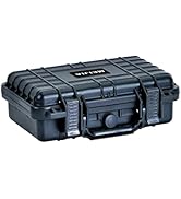 MEIJIA Portable All Weather IP67 Waterproof Protective Case, Hard Camera Case,Dry Case with Custo...