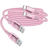 USB C Cable Fast Charging, 2Pack 6FT USB A to USB C Cable, Upgraded Extra Durable Braided USB to ...