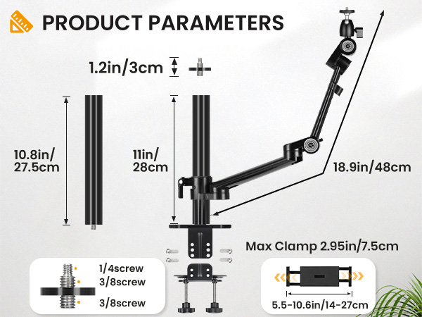 lite z Camera desk mount