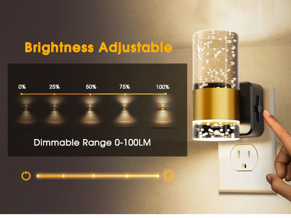 night light brightness adjustable