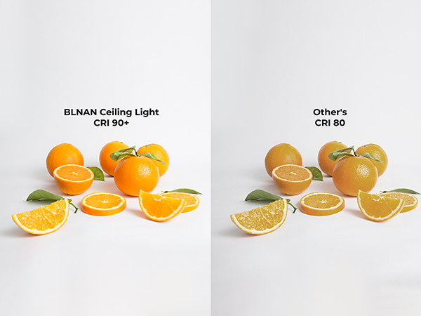 Smart LED Ceiling Light RGB BLNAN 13 Inch 24W Dimmable Color Changing Flush Mount Light Fixture