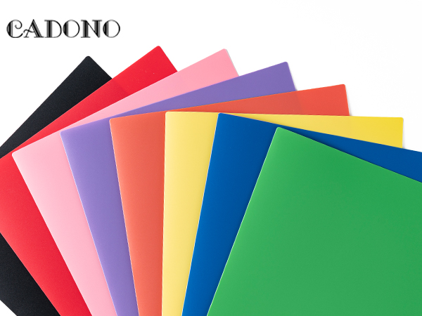 Folders with Pockets, Pastels Colors, Heavy Duty Pocket Folder, Plastic Folders with Pockets