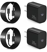 35W USB C Fast Charger for iPad Pro 13/12.9/11 inch, iPad 11th/10th Gen, Mini 7/6, Air 6/5, 2-Pac...