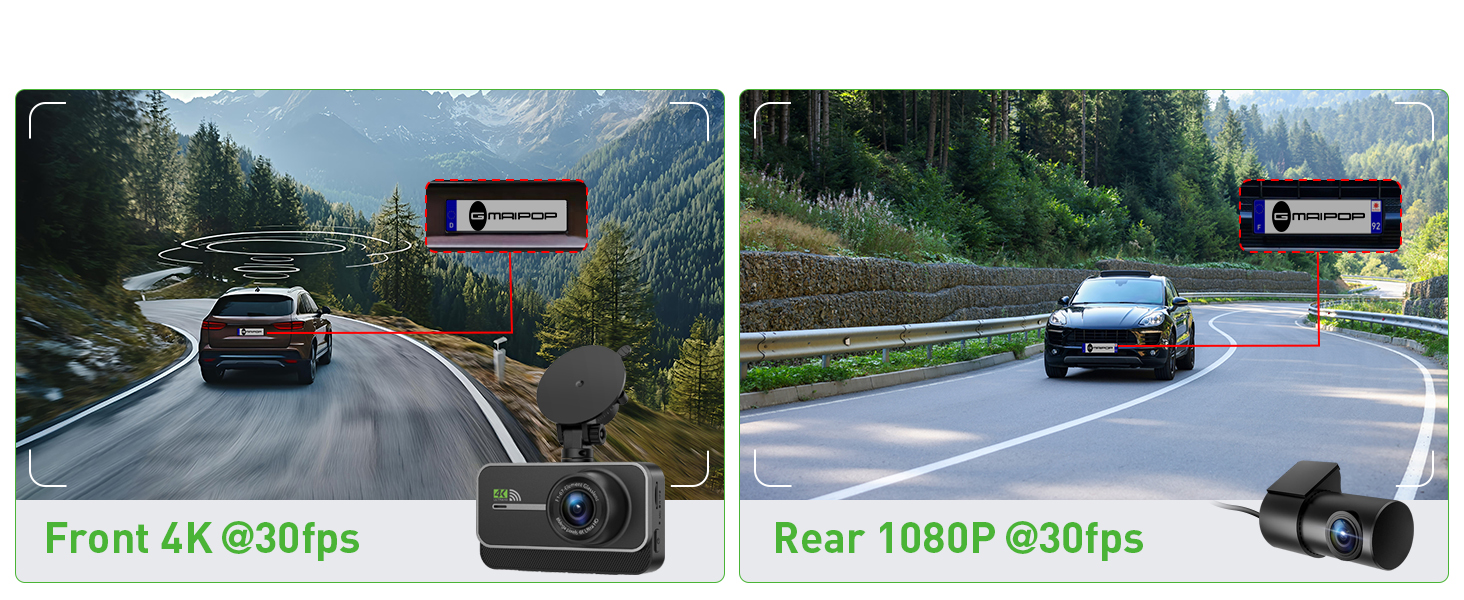4K dash cam