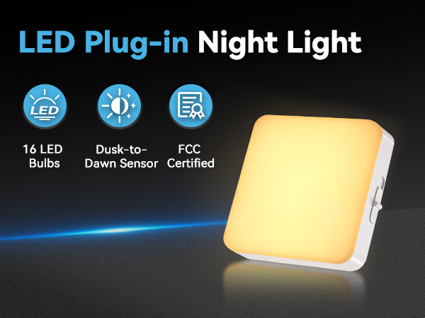 Hiwrolat D62A Dusk to Dawn Sensor Night Light