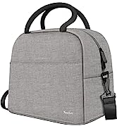lunch bags for women, Durable large insulated lunch bag, Reusable Cooler Tote Lunch bags with Adj...