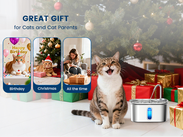 cat drinking water fountain stainless cat water fountain stainless steel cat water fountain metal