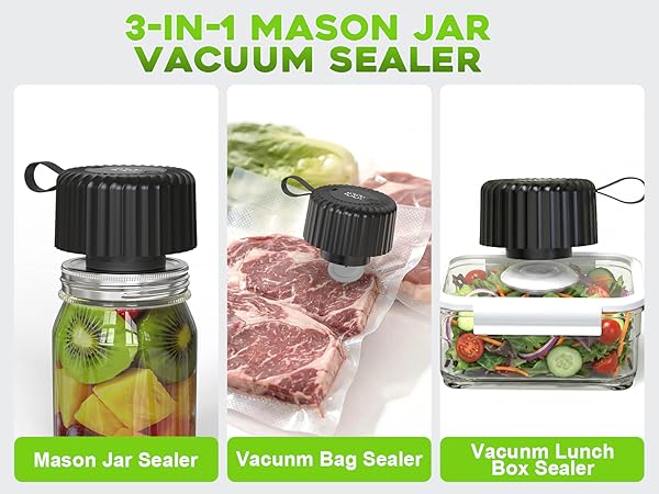 Electric Mason Jar Vacuum