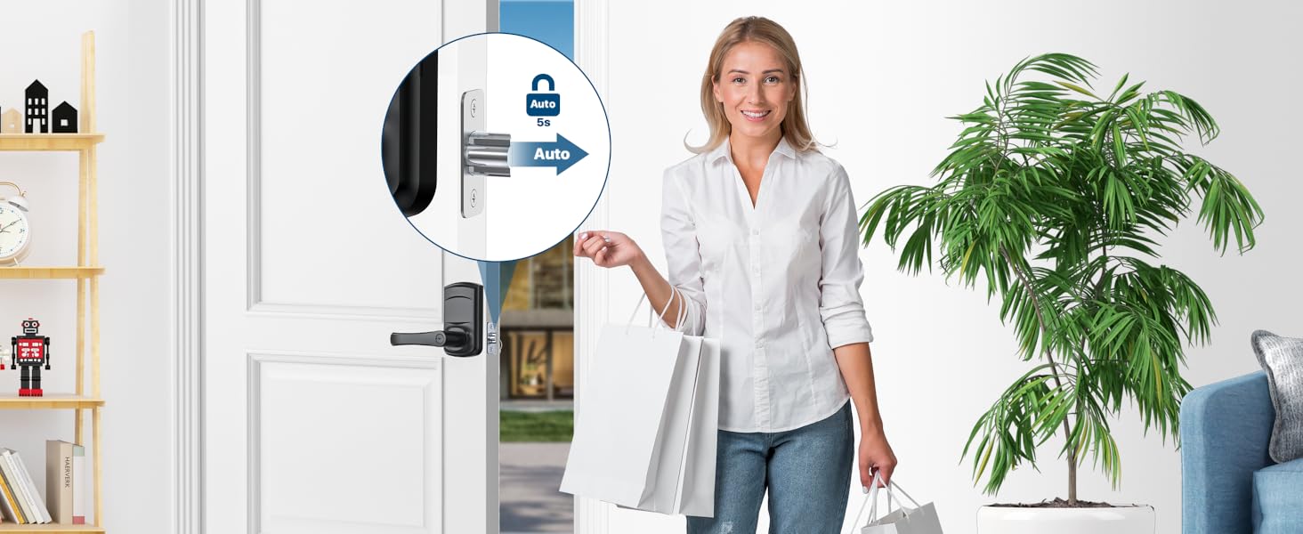 digital door lock with keypad set