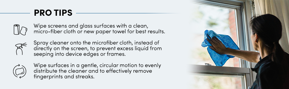 digital screen and glass cleaner