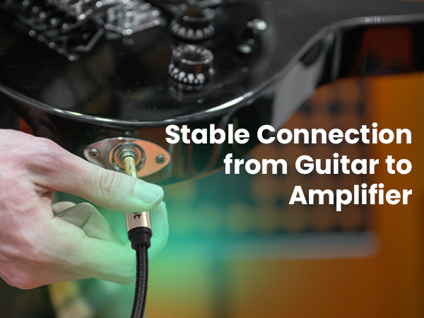 Stable Connection from Guitar to Amplifier