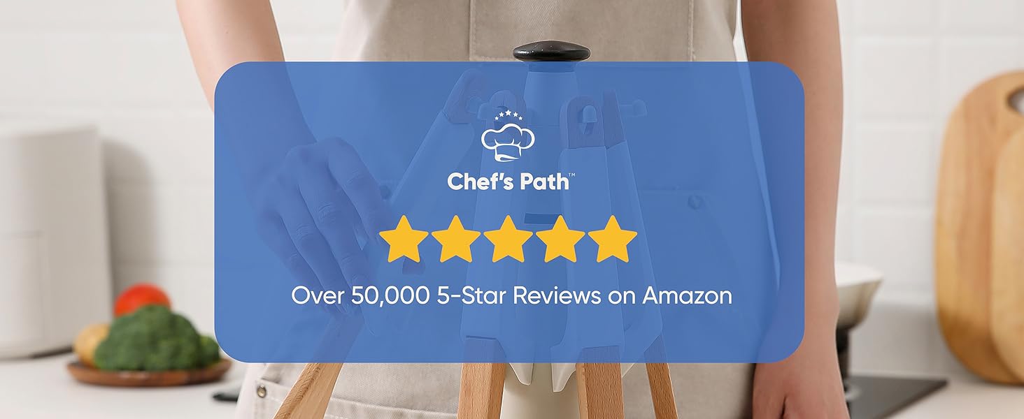 Wooden Cooking Utensils Set White 