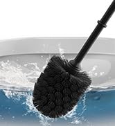 black toilet brush