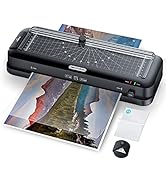 SINOPUREN Laminator Machine, 9-Inch Thermal Laminator, Personal 3-in-1 Desktop Laminating Machine...