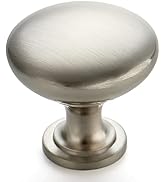 Ravinte 30 Pack Brushed Nickel Round Zinc Cabinet Knobs for Kitchen Bathroom Closet Dresser Cabinets