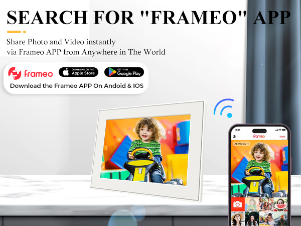 frame,house warming gifts new home,frameo digital frame,cadre photo,frameo,electronics,cadre